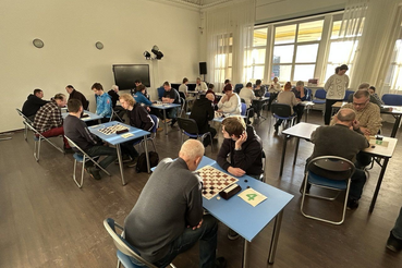 В Светогорске разыграли медали чемпионата Ленинградской области по русским шашкам